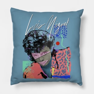 LUIS MIGUEL 80S RETRO STYLE Pillow