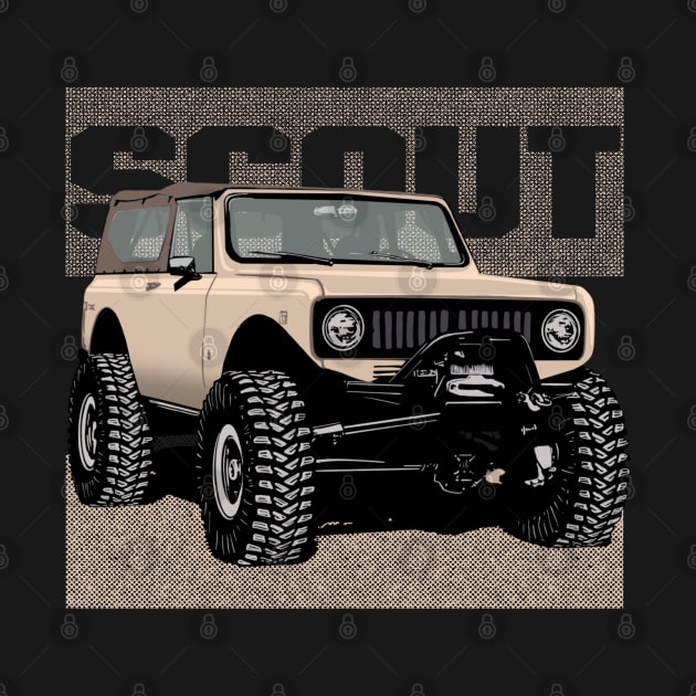 All Wheel drive IH Scout by Saturasi