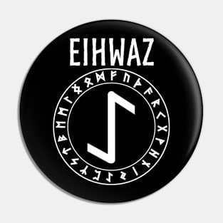 Eihwaz Ancient Norse Rune Pin