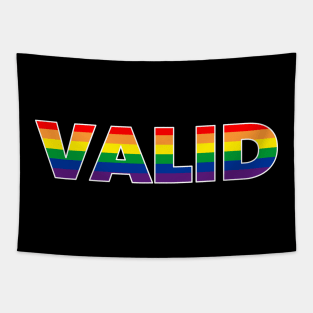 Valid LGBTQ Pride Tapestry