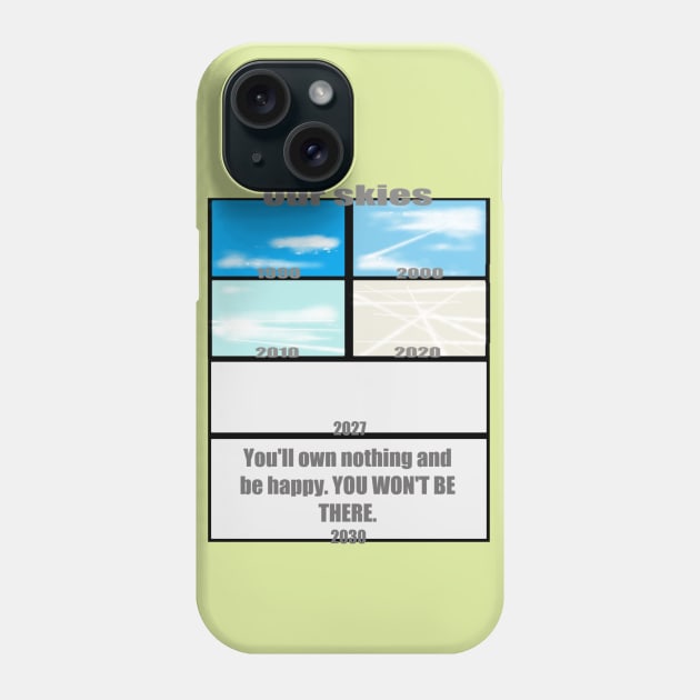 ChemTrails 02 Phone Case by CristianoMarzio