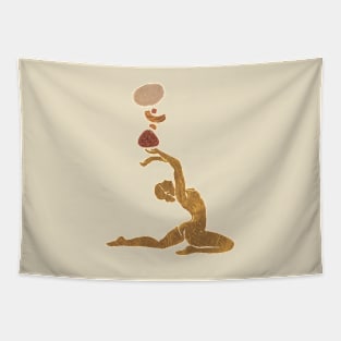 Astro Celestial Feminine Worship Tapestry