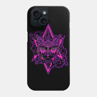 Cat Hexagram Phone Case