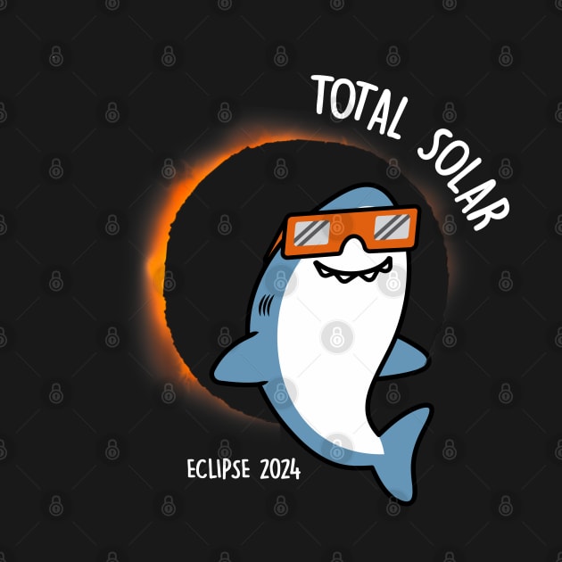 Funny White Shark Looking At The Total Solar Eclipse 2024 by Youssef El aroui