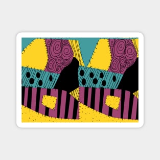 Nightmare before Christmas Sally Print Magnet