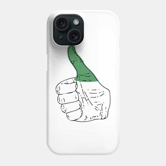 Green Thumb Plant Person Phone Case by Bacon Loves Tomato