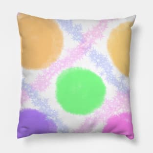 Colorful watercolor abstract art design Pillow