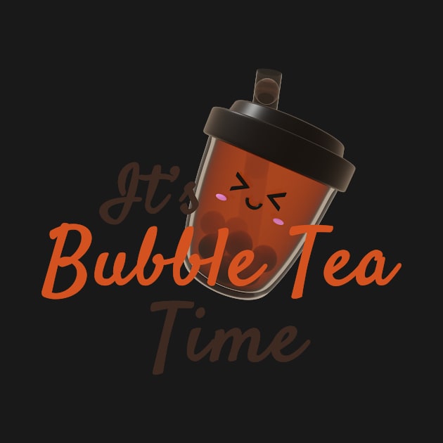 It's bubble tea time! Classic tea! by Pakanese_Art