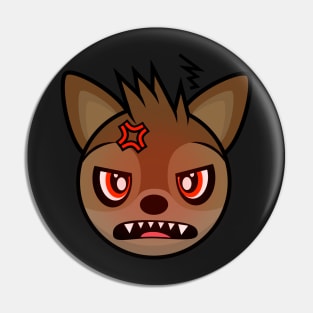 Angry Bat Count Chiroptera Pin