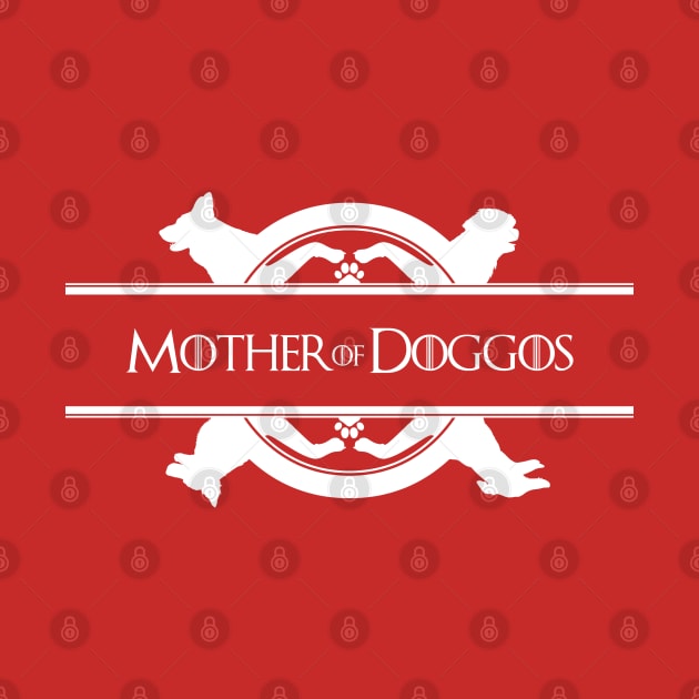 Mother of Doggos (white print) by curiousQ