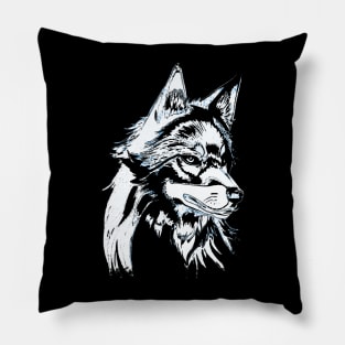 Wolf minimal Pillow