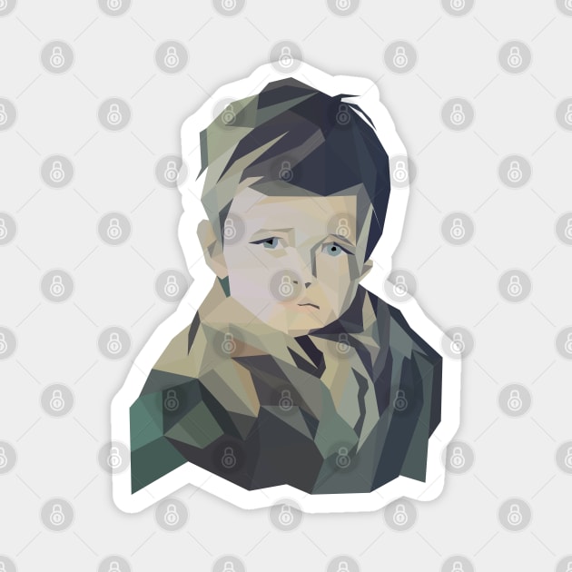 Crying Boy Magnet by tamir2503