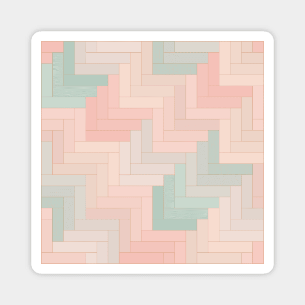 Pastel Chevron I. Magnet by matise