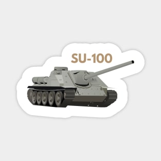 SU-100 Soviet WW2 Tank Destroyer Magnet