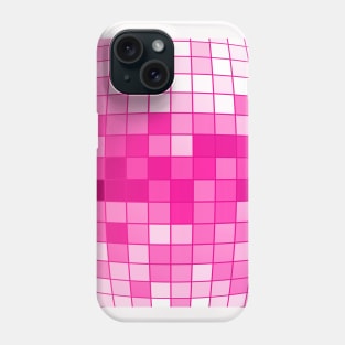 Disco Fever Neck Gator Pink Disco Ball Phone Case