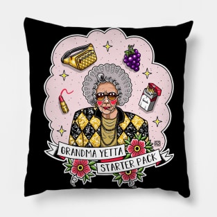 Grandma Yetta The Nanny Fan Art Pillow