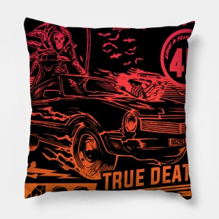 "BLACK SUNSHINE" (RED YELLOW HUE) Pillow