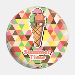 Scoop of Nostalgia: Summer of '78 Vintage Vector Ice Cream Pin