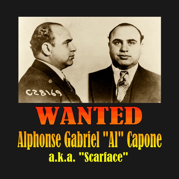 Wanted: Alphonse Gabriel "Al" Capone by Naves