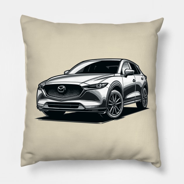 Mazda CX-5 Pillow by Vehicles-Art