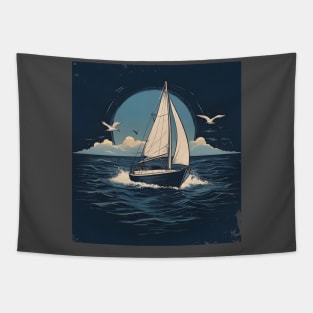 Zen Sailing Tapestry