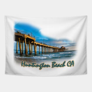 Huntington Beach Pier Tapestry