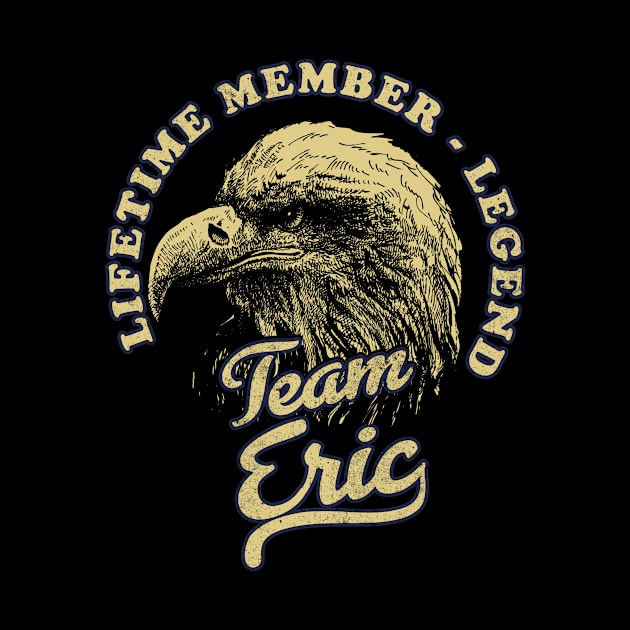 Eric Name - Lifetime Member Legend - Eagle by Stacy Peters Art