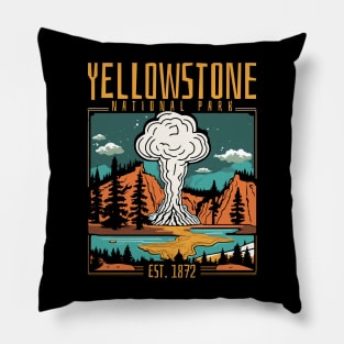 Unveiling Nature's Grandeur: A Journey Through Yellowstone National Park Pillow