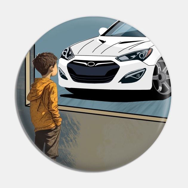 Hyundai Genesis Coupe Kids Dreams Pin by Rebellion Store