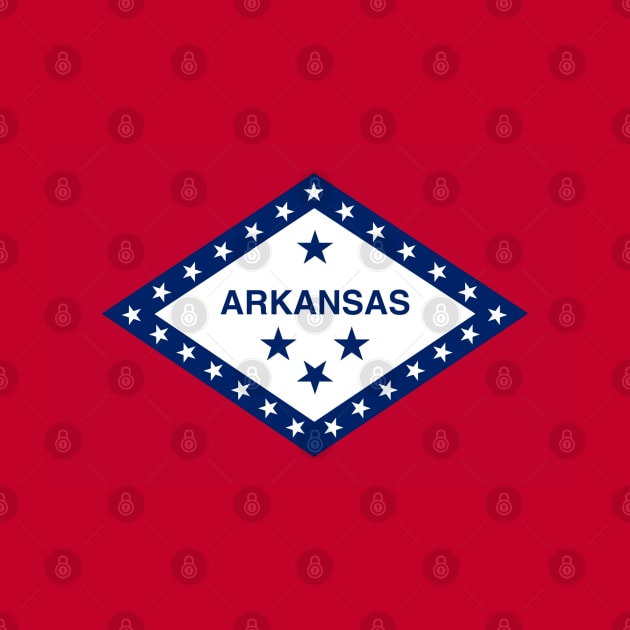 Flag of Arkansas by brigadeiro