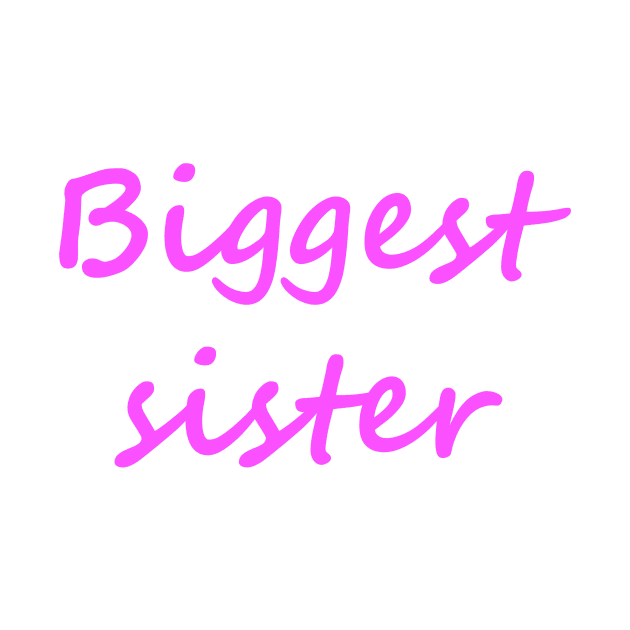 Biggest sister by Family of siblings