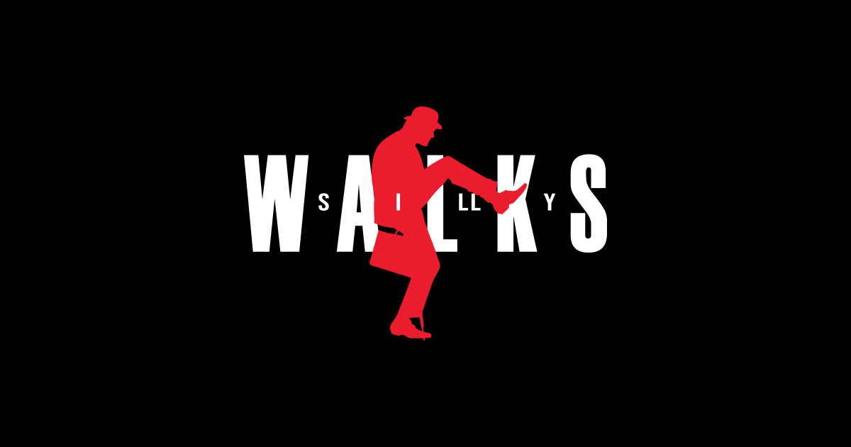 Silly walks Monty Pythons Flying Circus Sticker TeePublic