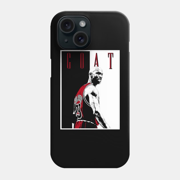 Michael Jordan GOAT Phone Case by DrawnStyle