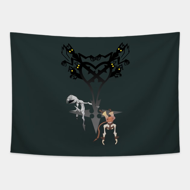 the heartless nobodies Tapestry by Daxters_Kingdom