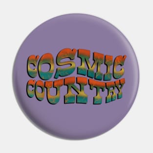 Cosmic Country Pin