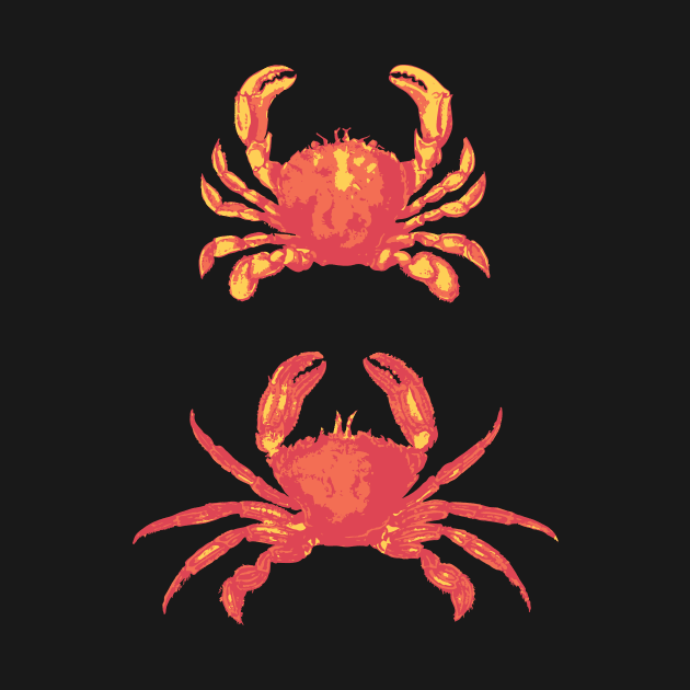 Two Crabs by Wright Art