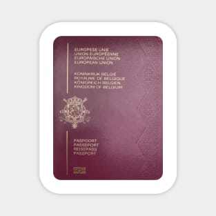 Belgium Passport Magnet