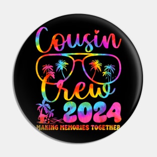 Cousin Crew 2024 Summer Vacation Beach Family Pin