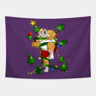 Attack of the Christmas trees Tapestry