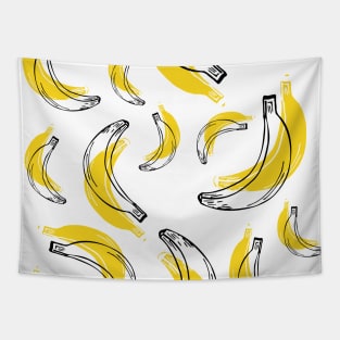 Feel Banana Summer Pattern Tapestry