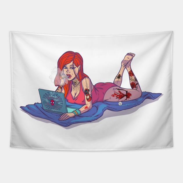 Mary Jane Tapestry by Elrokk86