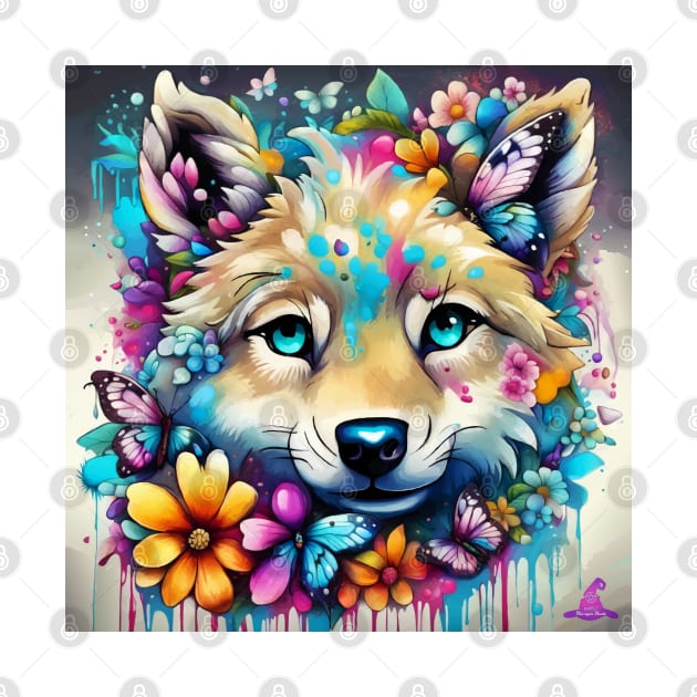 VIBRANT VISIONS (WOLF CUB) by Morrigan Austin