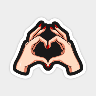 Heart Hands Magnet