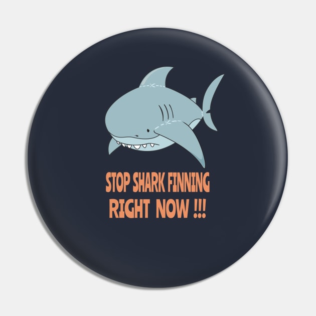 Stop shark finning Pin by mangulica