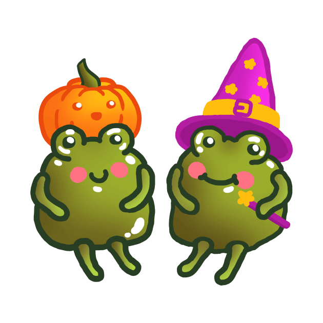 Goblincore Aesthetic Cottagecore Stupid Cute Frog -Halloween- Mycology Fungi Shrooms Mushrooms by NOSSIKKO