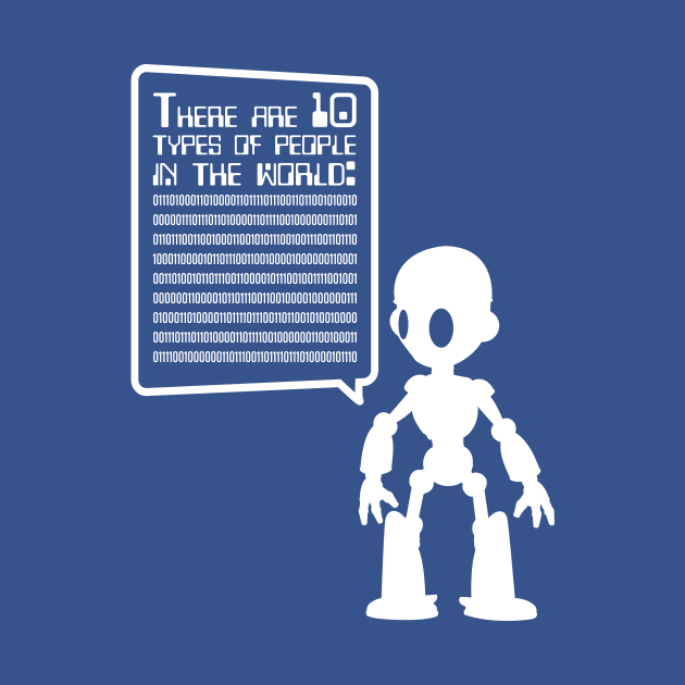 Robot Binary by HeavyMentalHour