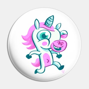 Jogging Unicorn Pin