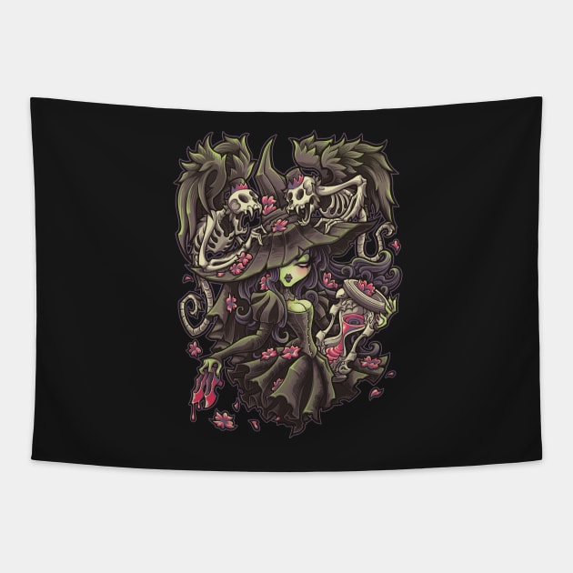 Witching Hour Tapestry by JEHSEE