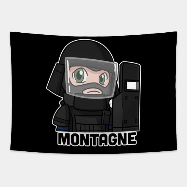 montagne from rainbow six siege r6 Tapestry by deviriastinika