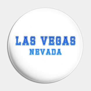 Blue Gradient Las Vegas Nevada Logo / Lettering Pin